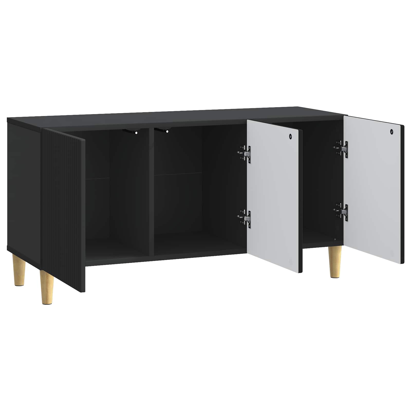 TV-Schränk Schwarz 99 x 34,5 x 50 cm Holzwerkstoff