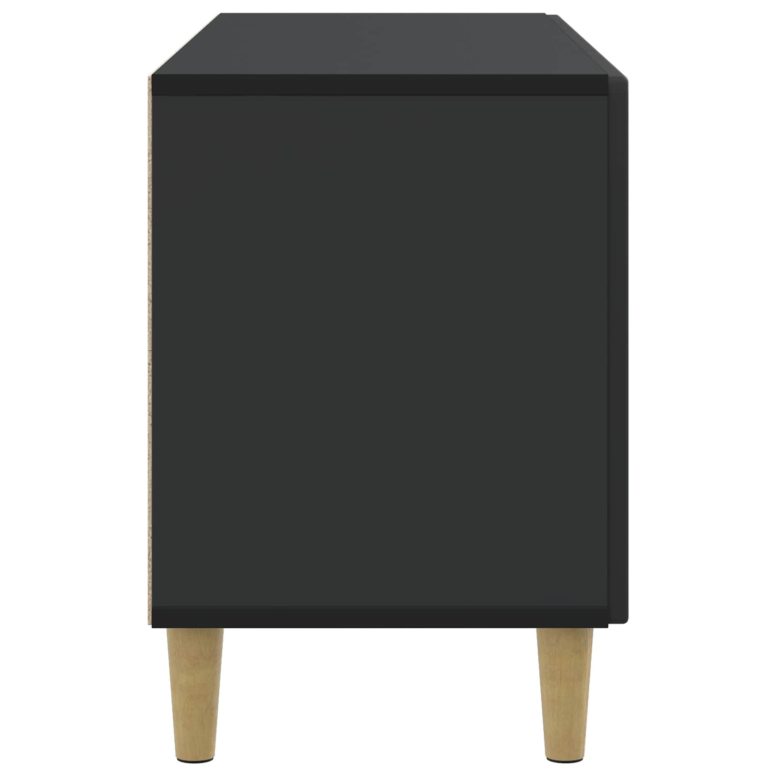 TV-Schränk Schwarz 99 x 34,5 x 50 cm Holzwerkstoff