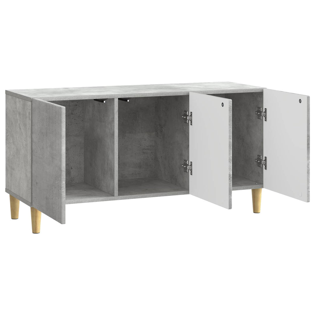 TV-Schränk Betongrau 99 x 34,5 x 50 cm Holzwerkstoff