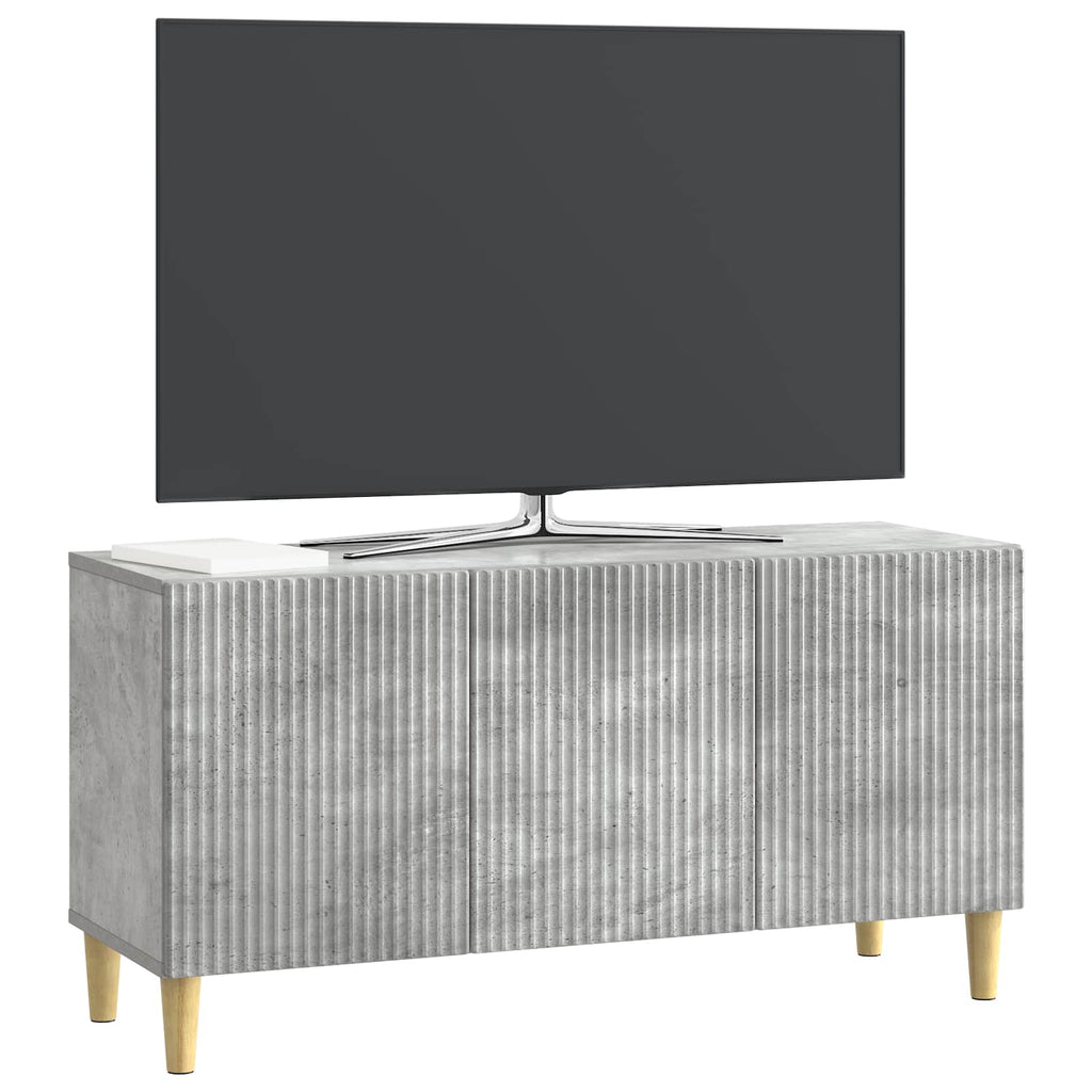 TV-Schränk Betongrau 99 x 34,5 x 50 cm Holzwerkstoff