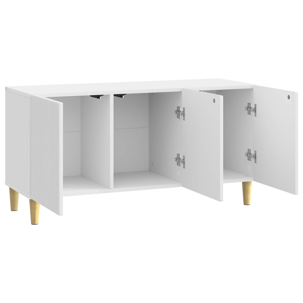 TV-Schränk Hochglanz Weiß 99 x 34,5 x 50 cm Holzwerkstoff