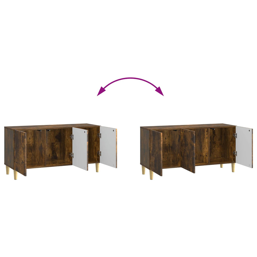 TV-Schränk Geräucherte Eiche 99 x 34,5 x 50 cm Holzwerkstoff