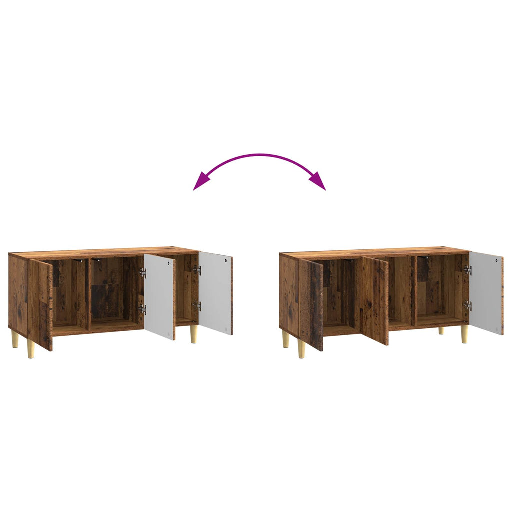TV-Schränk Altholz 99 x 34,5 x 50 cm Holzwerkstoff