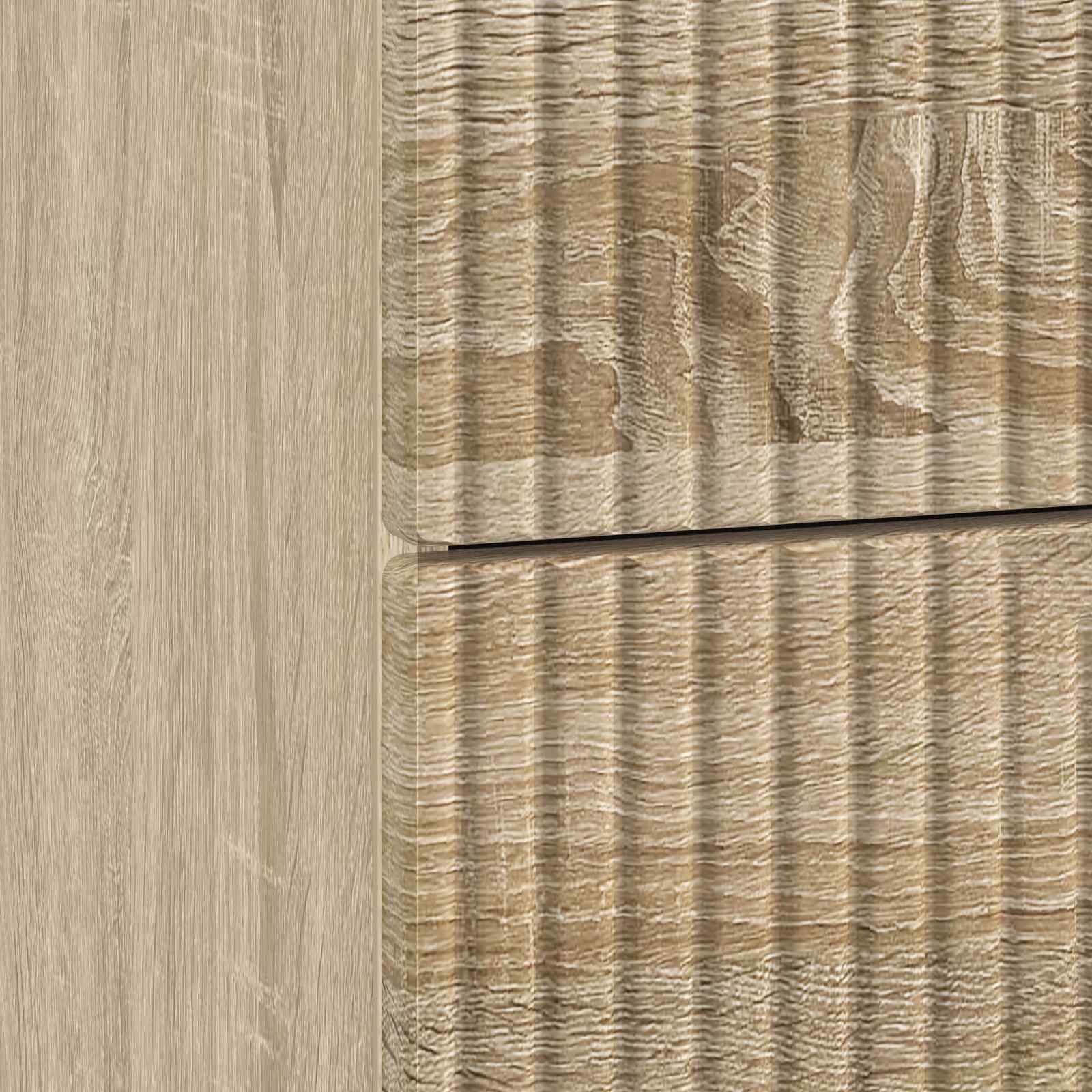 Nachttisch 2 pcs Sonoma-Eiche 43 x 34,5 x 47,5 cm Holzwerkstoff