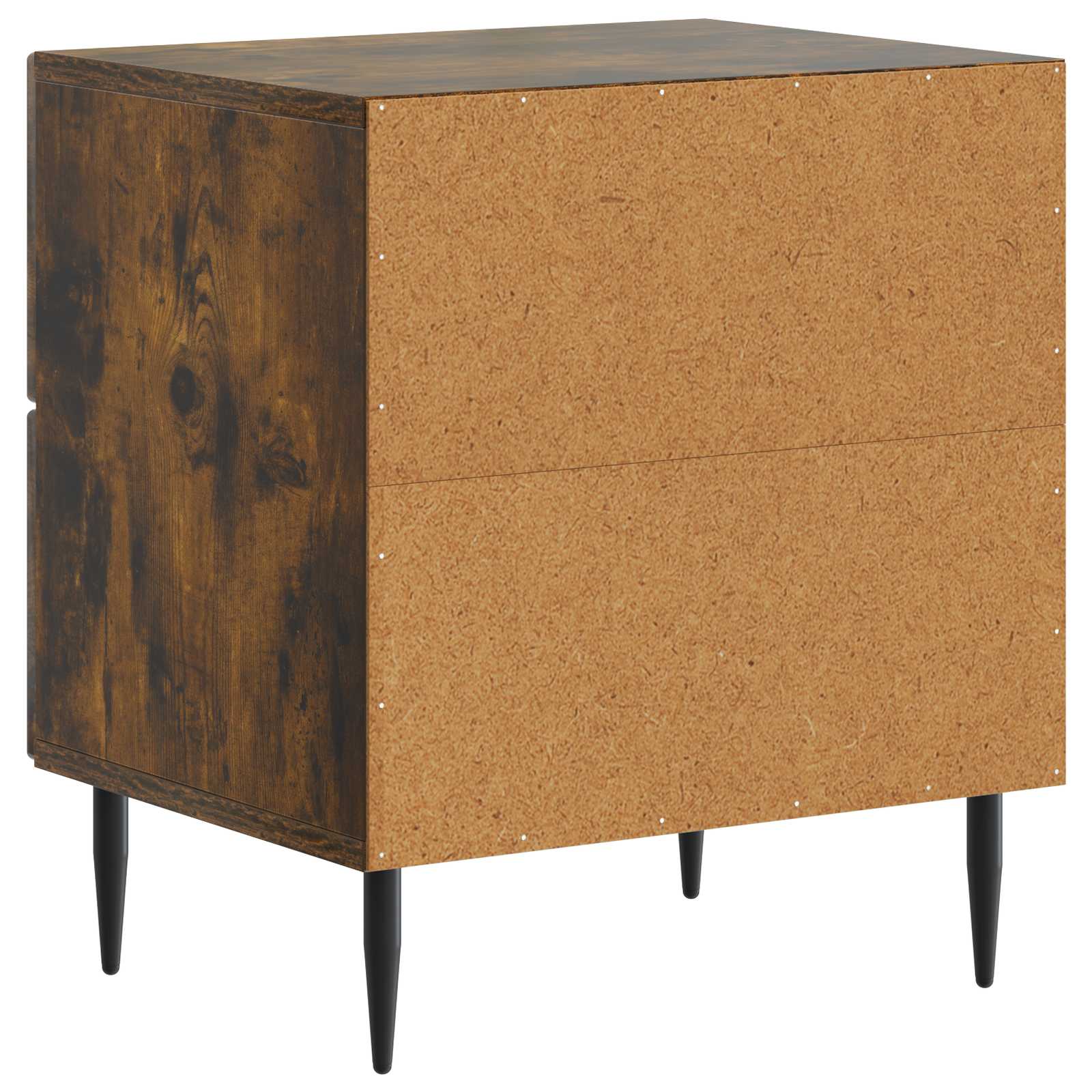 Nachttisch 2 pcs Geräucherte Eiche 43 x 34,5 x 47,5 cm