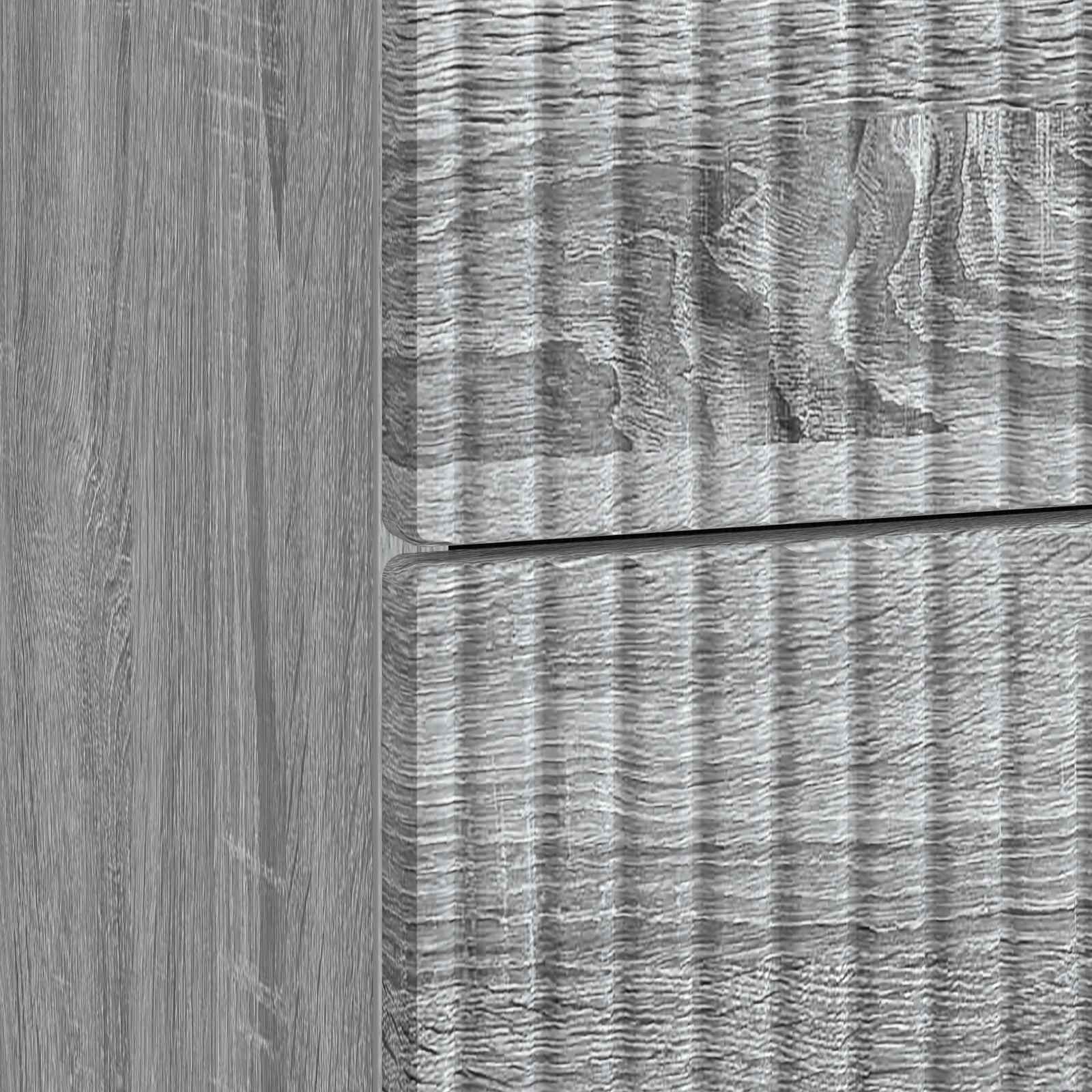 Nachttisch Graues Sonoma 43 x 34,5 x 47,5 cm Holzwerkstoff