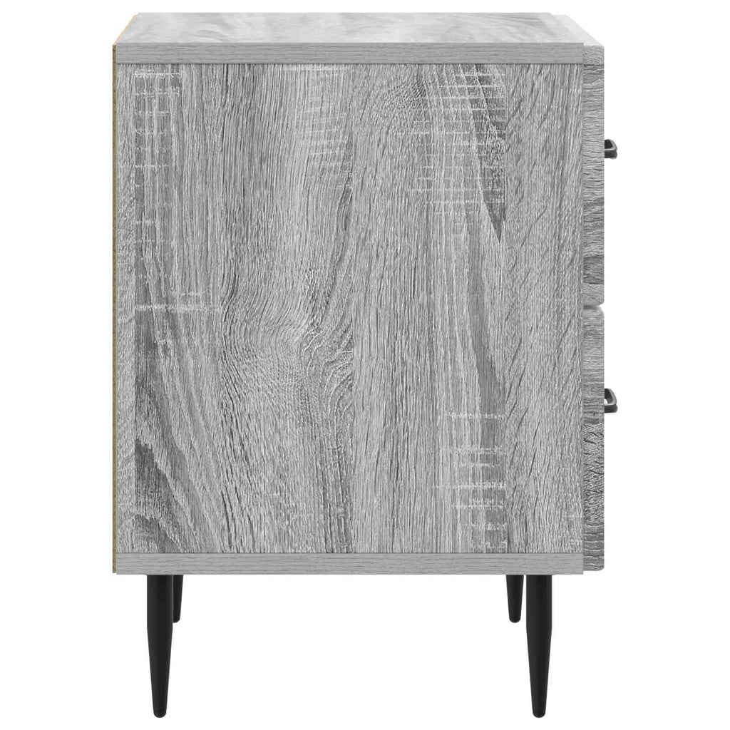 Nachttisch Graues Sonoma 43 x 34,5 x 47,5 cm Holzwerkstoff