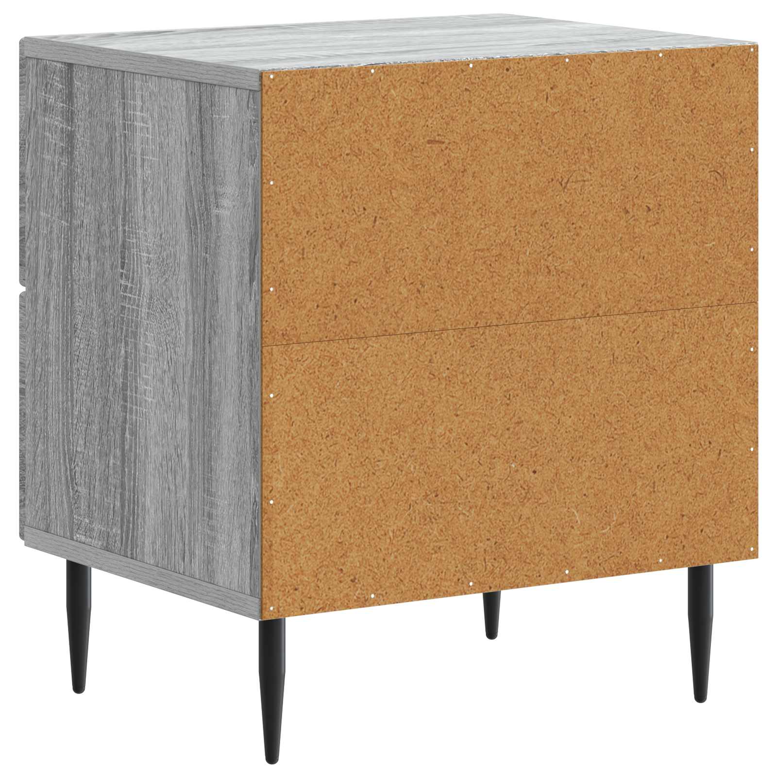 Nachttisch 2 pcs Graues Sonoma 43 x 34,5 x 47,5 cm