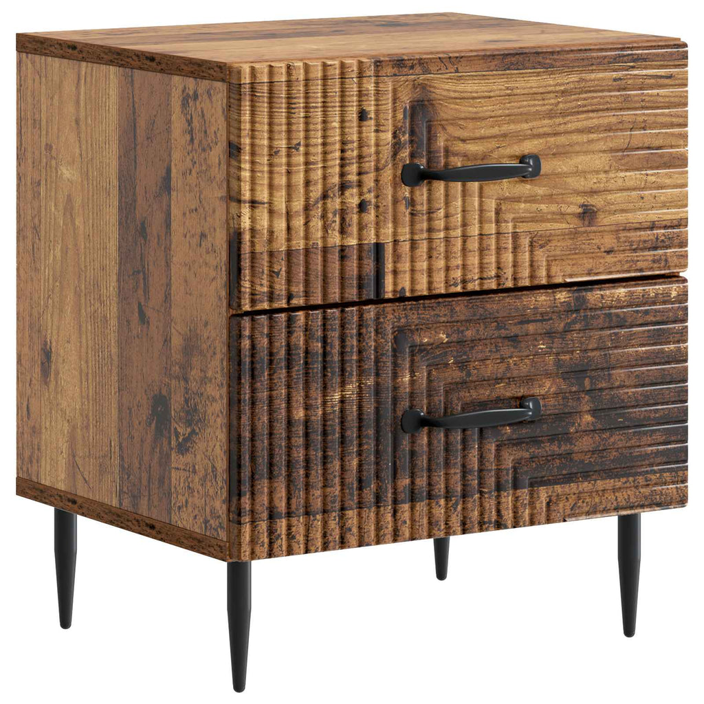 Nachttisch Altholz 43 x 34,5 x 47,5 cm Holzwerkstoff