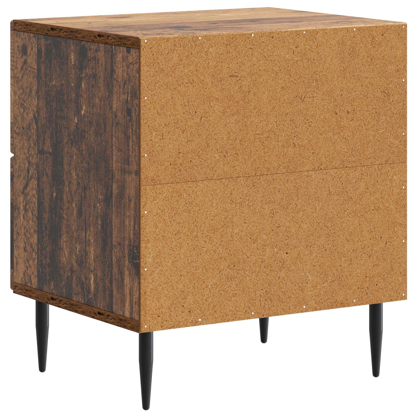 Nachttisch 2 pcs Altholz 43 x 34,5 x 47,5 cm Holzwerkstoff