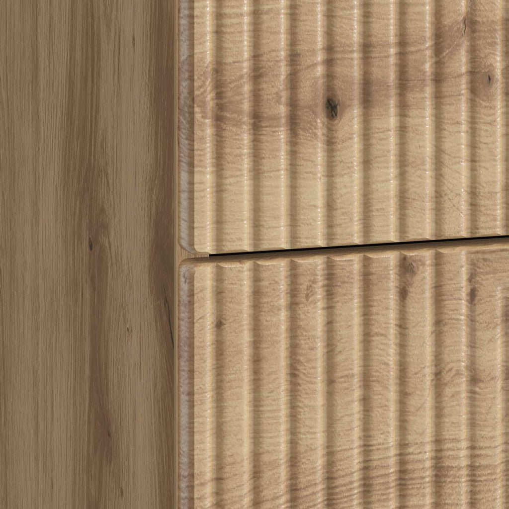 Nachttisch 2 pcs Artisan-Eiche 43 x 34,5 x 47,5 cm