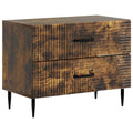 Nachttisch Geräucherte Eiche 62 x 34,5 x 47,5 cm Holzwerkstoff