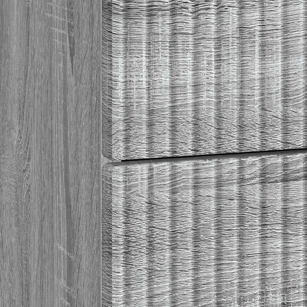 Nachttisch Graues Sonoma 62 x 34,5 x 47,5 cm Holzwerkstoff