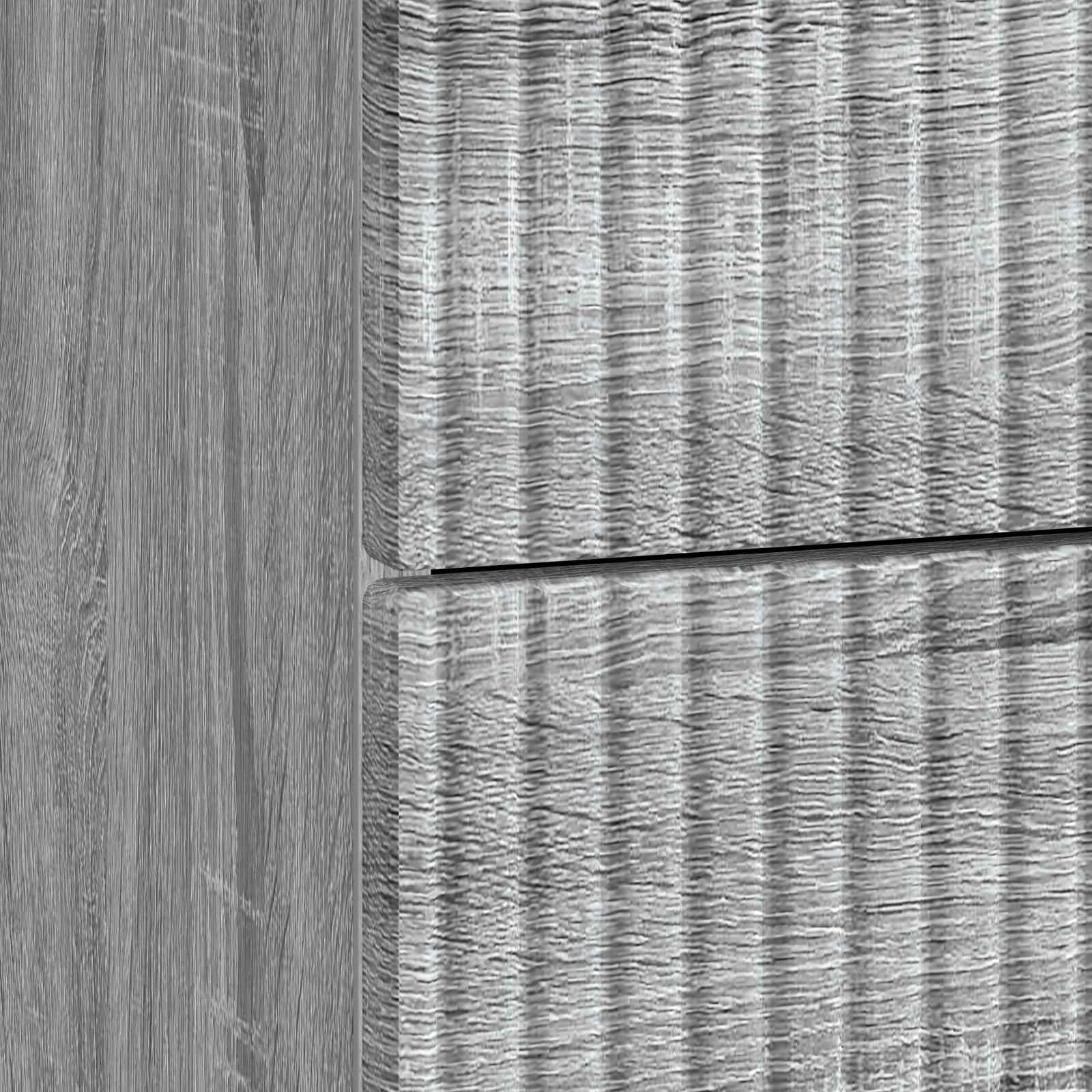 Nachttisch Graues Sonoma 62 x 34,5 x 47,5 cm Holzwerkstoff