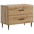 Nachttisch Artisan-Eiche 62 x 34,5 x 47,5 cm Holzwerkstoff