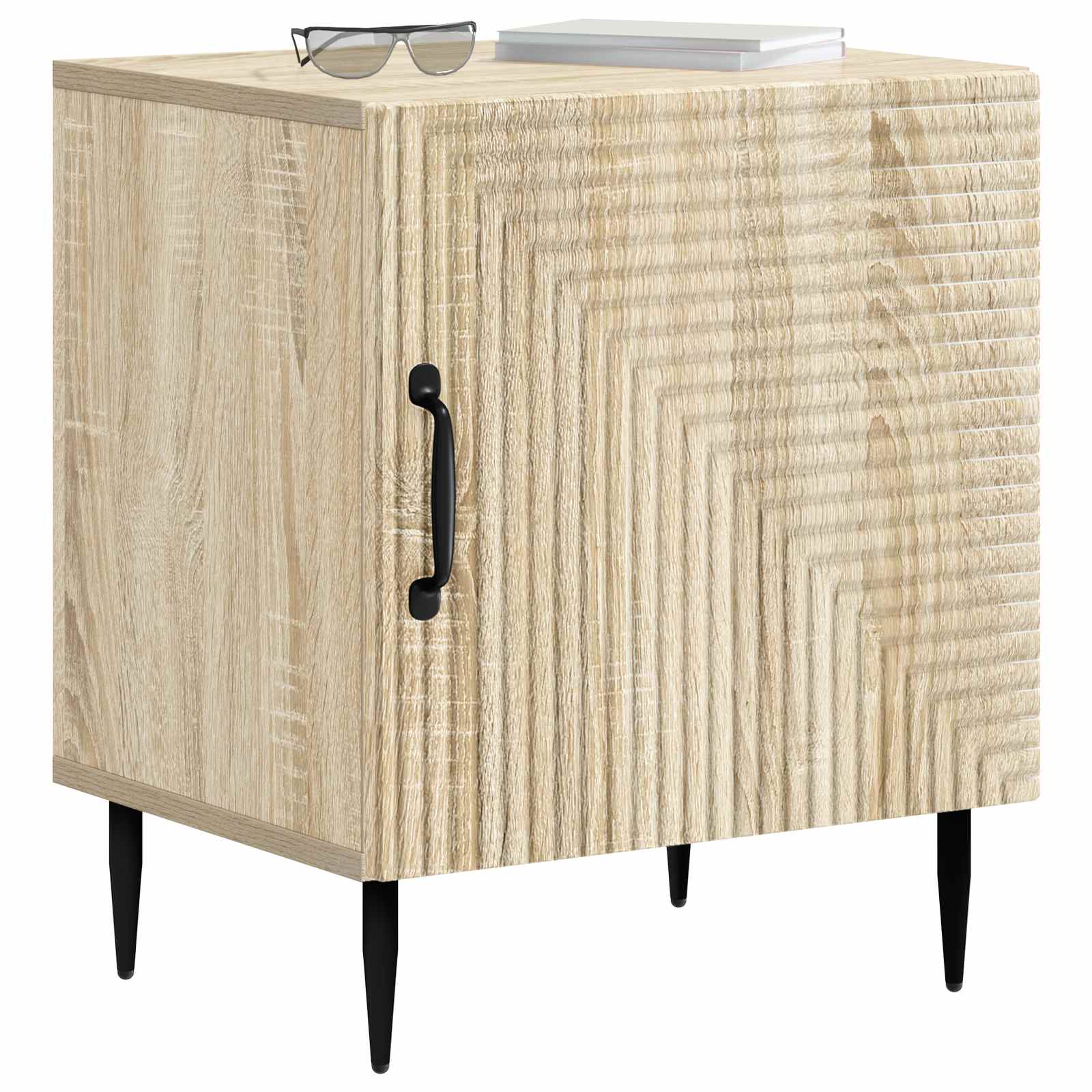 Nachttisch 2 pcs Sonoma-Eiche 43 x 34,5 x 50 cm Holzwerkstoff