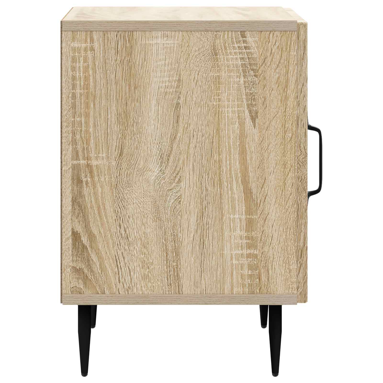 Nachttisch 2 pcs Sonoma-Eiche 43 x 34,5 x 50 cm Holzwerkstoff