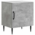 Nachttisch Betongrau 43 x 34,5 x 50 cm Holzwerkstoff