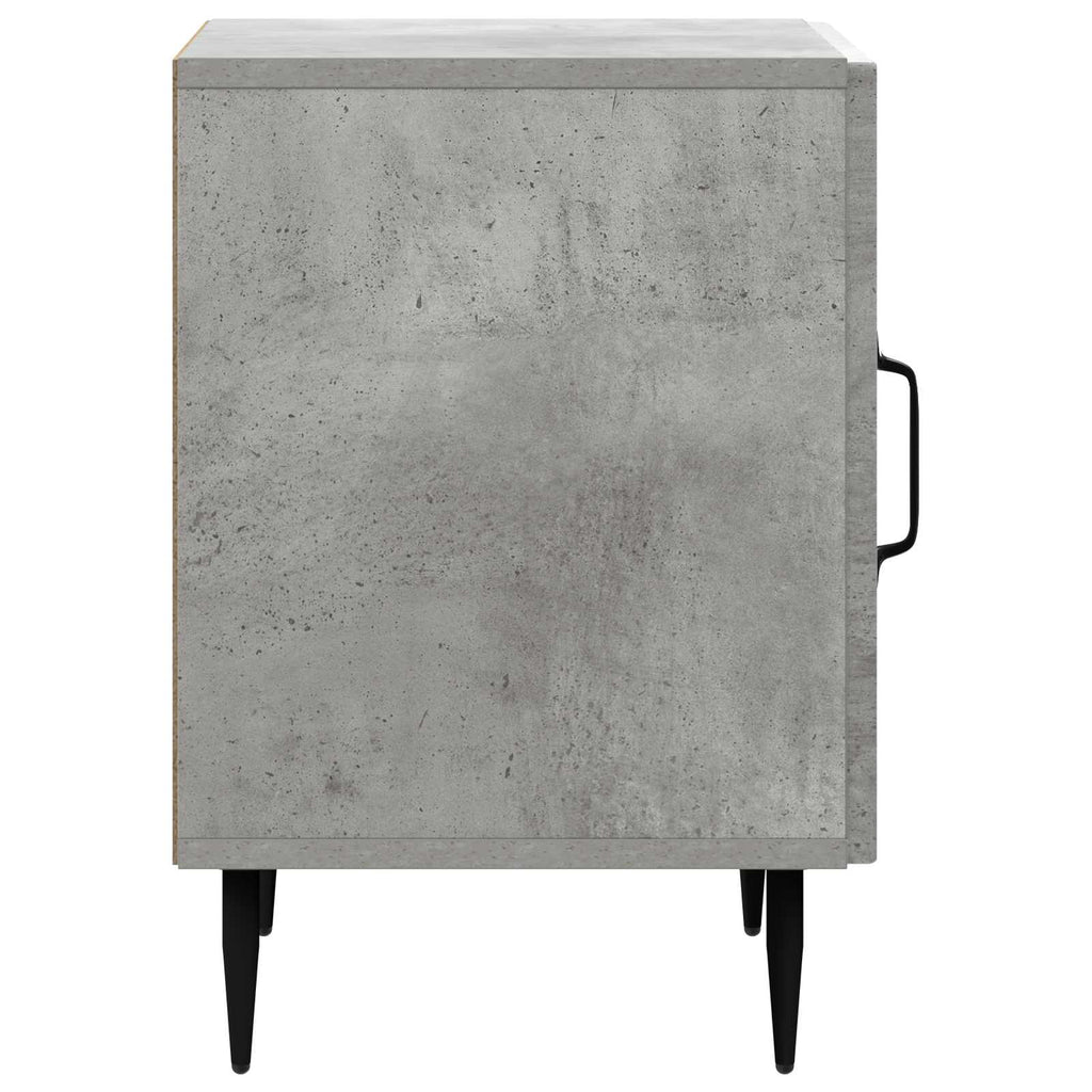 Nachttisch Betongrau 43 x 34,5 x 50 cm Holzwerkstoff