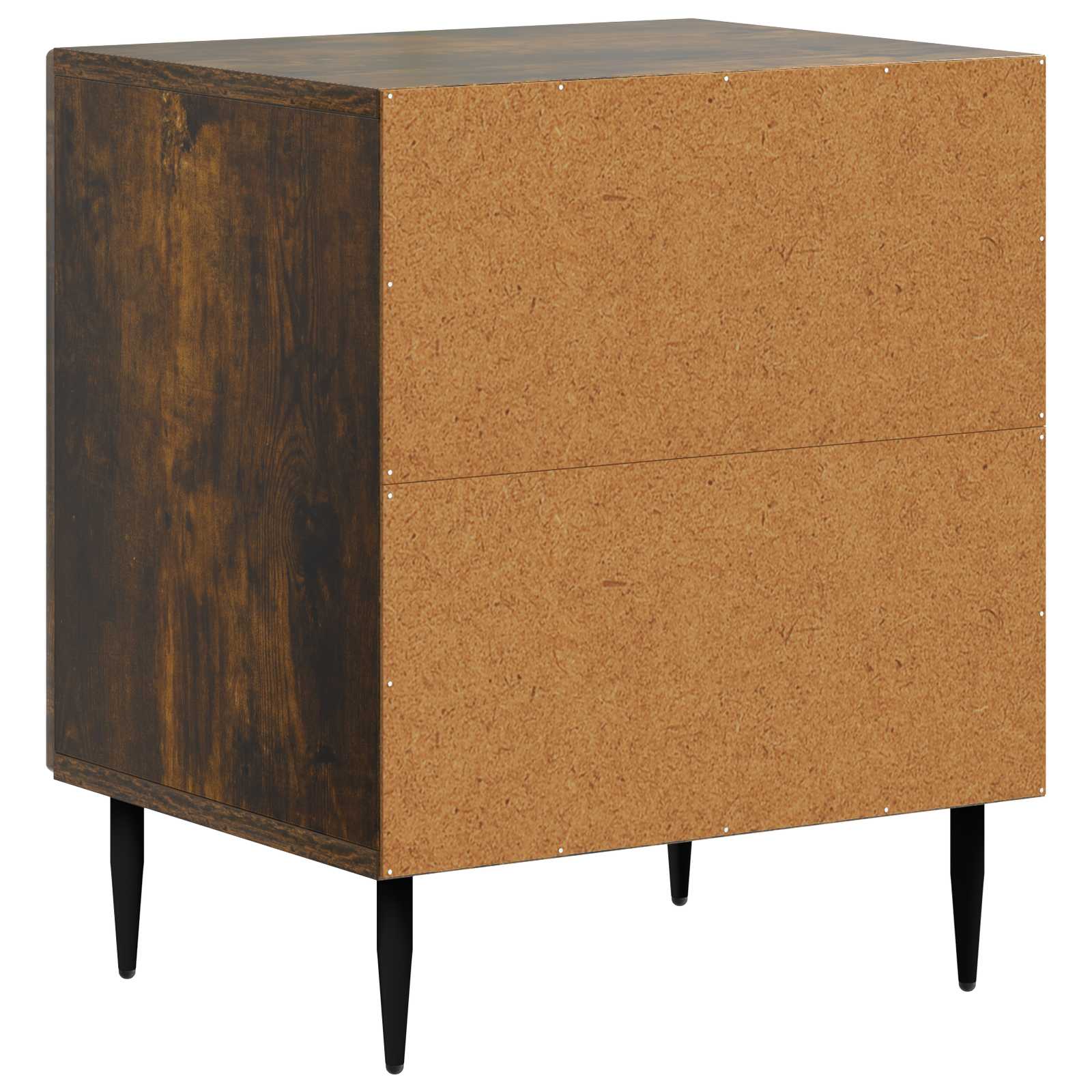 Nachttisch 2 pcs Geräucherte Eiche 43 x 34,5 x 50 cm
