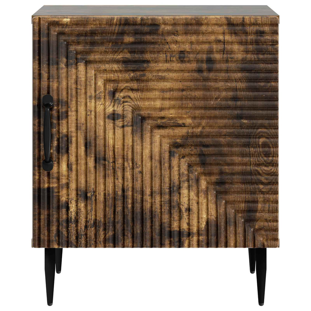 Nachttisch 2 pcs Geräucherte Eiche 43 x 34,5 x 50 cm