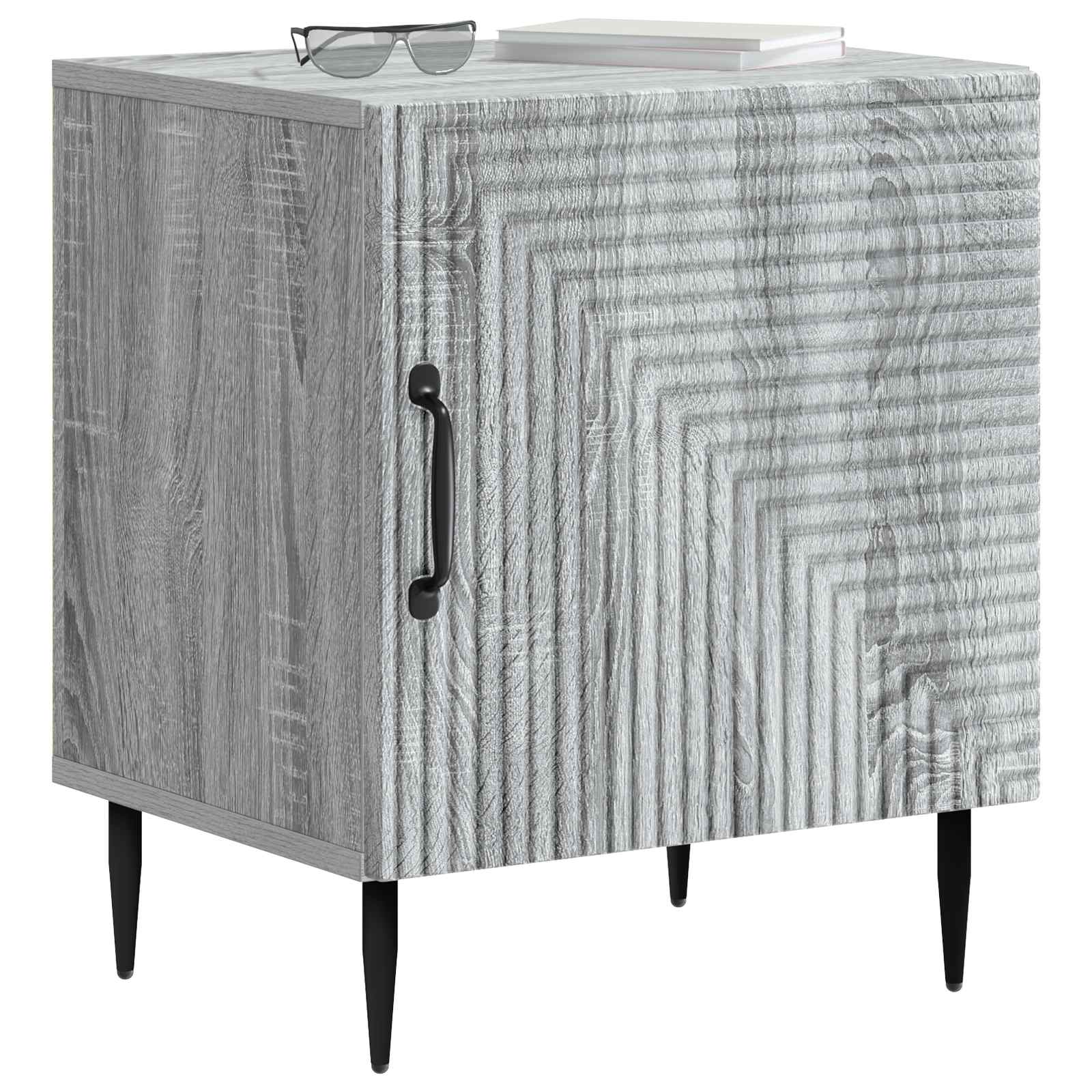 Nachttisch Graues Sonoma 43 x 34,5 x 50 cm Holzwerkstoff