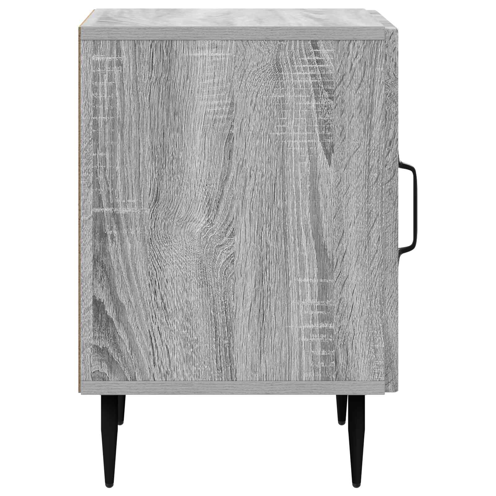 Nachttisch Graues Sonoma 43 x 34,5 x 50 cm Holzwerkstoff