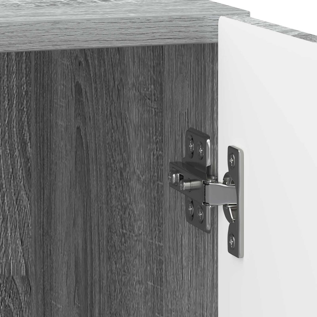 Nachttisch 2 pcs Graues Sonoma 43 x 34,5 x 50 cm Holzwerkstoff