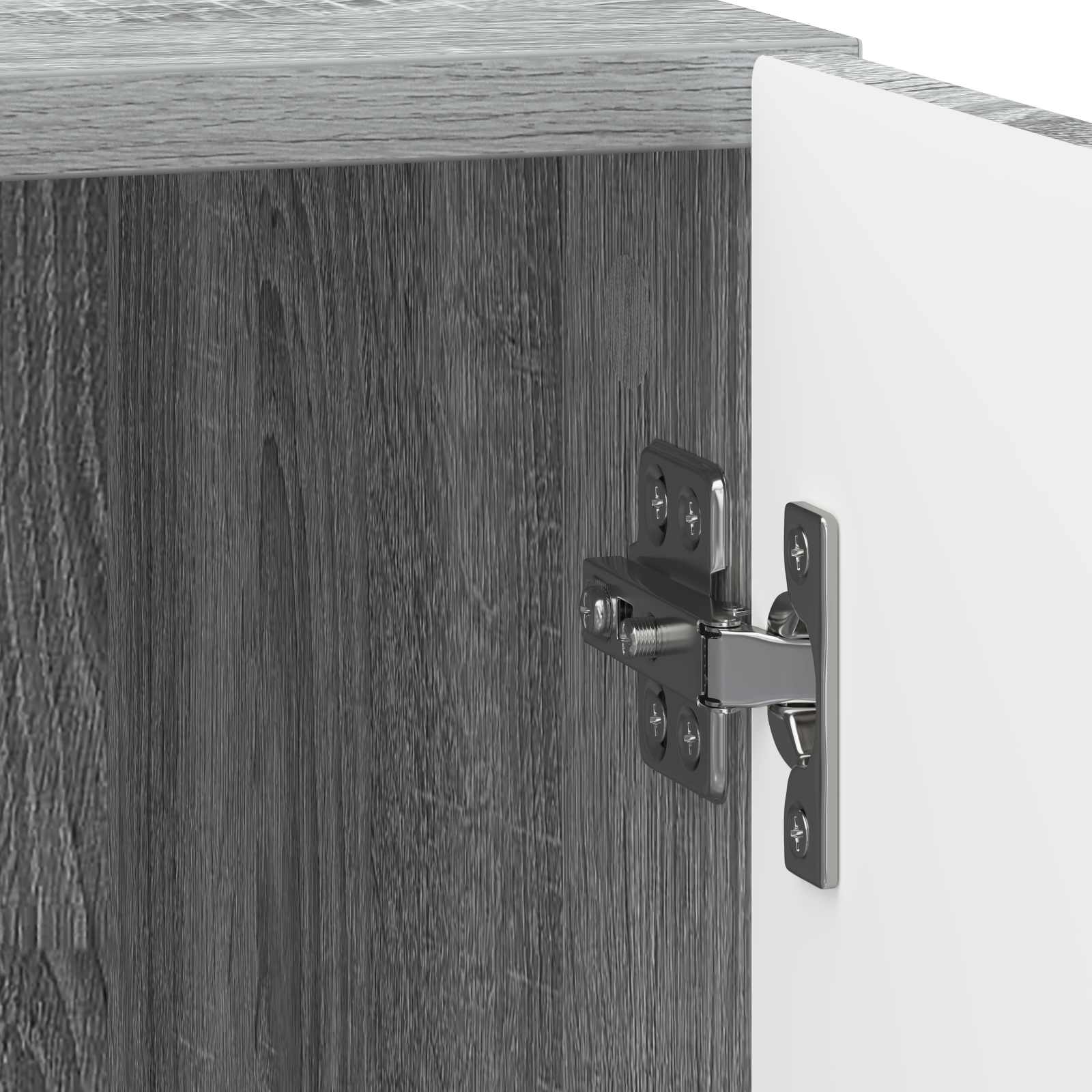 Nachttisch 2 pcs Graues Sonoma 43 x 34,5 x 50 cm Holzwerkstoff