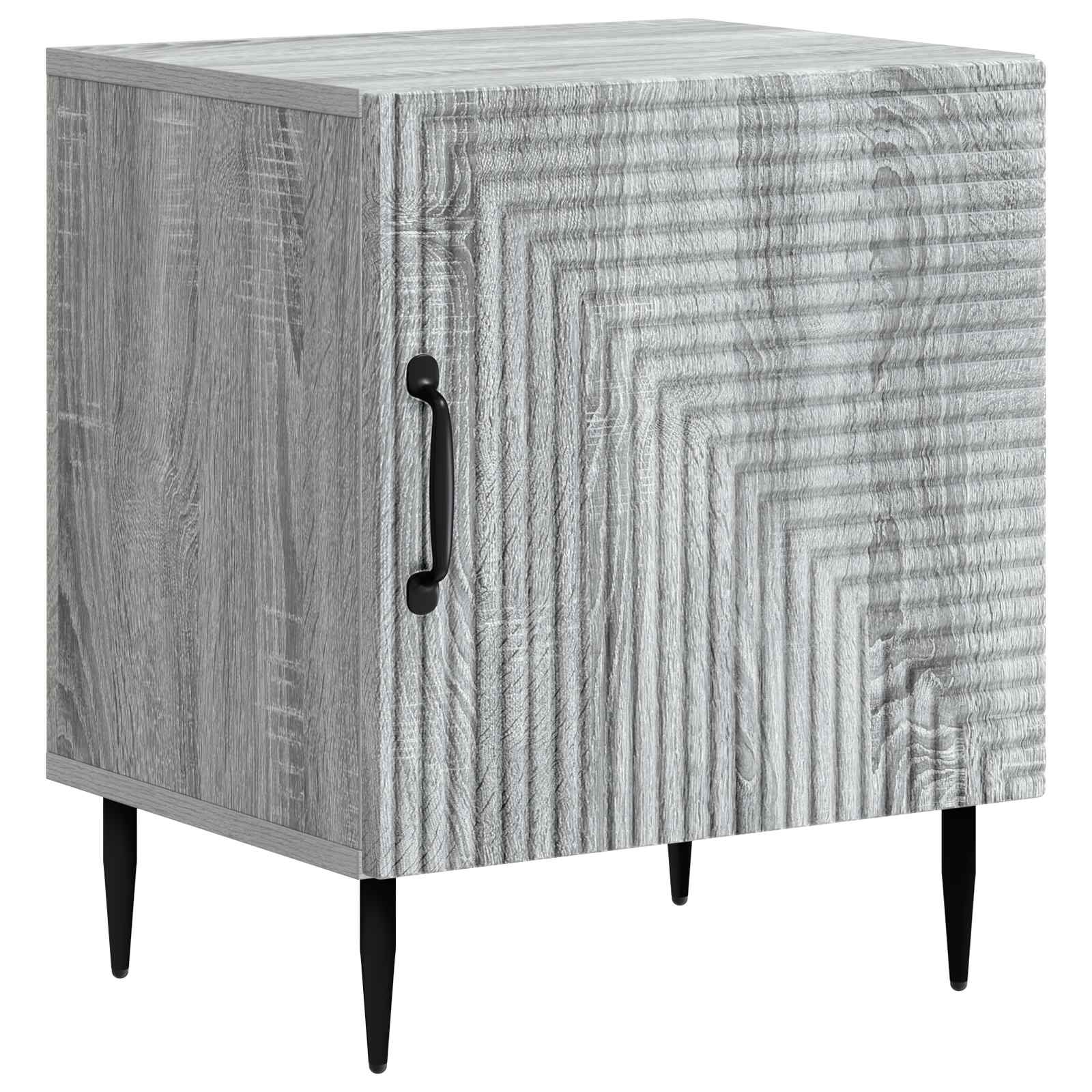 Nachttisch 2 pcs Graues Sonoma 43 x 34,5 x 50 cm Holzwerkstoff