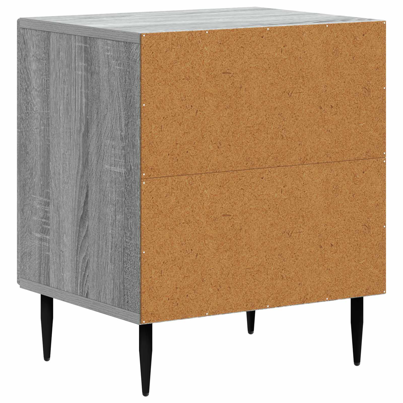 Nachttisch 2 pcs Graues Sonoma 43 x 34,5 x 50 cm Holzwerkstoff