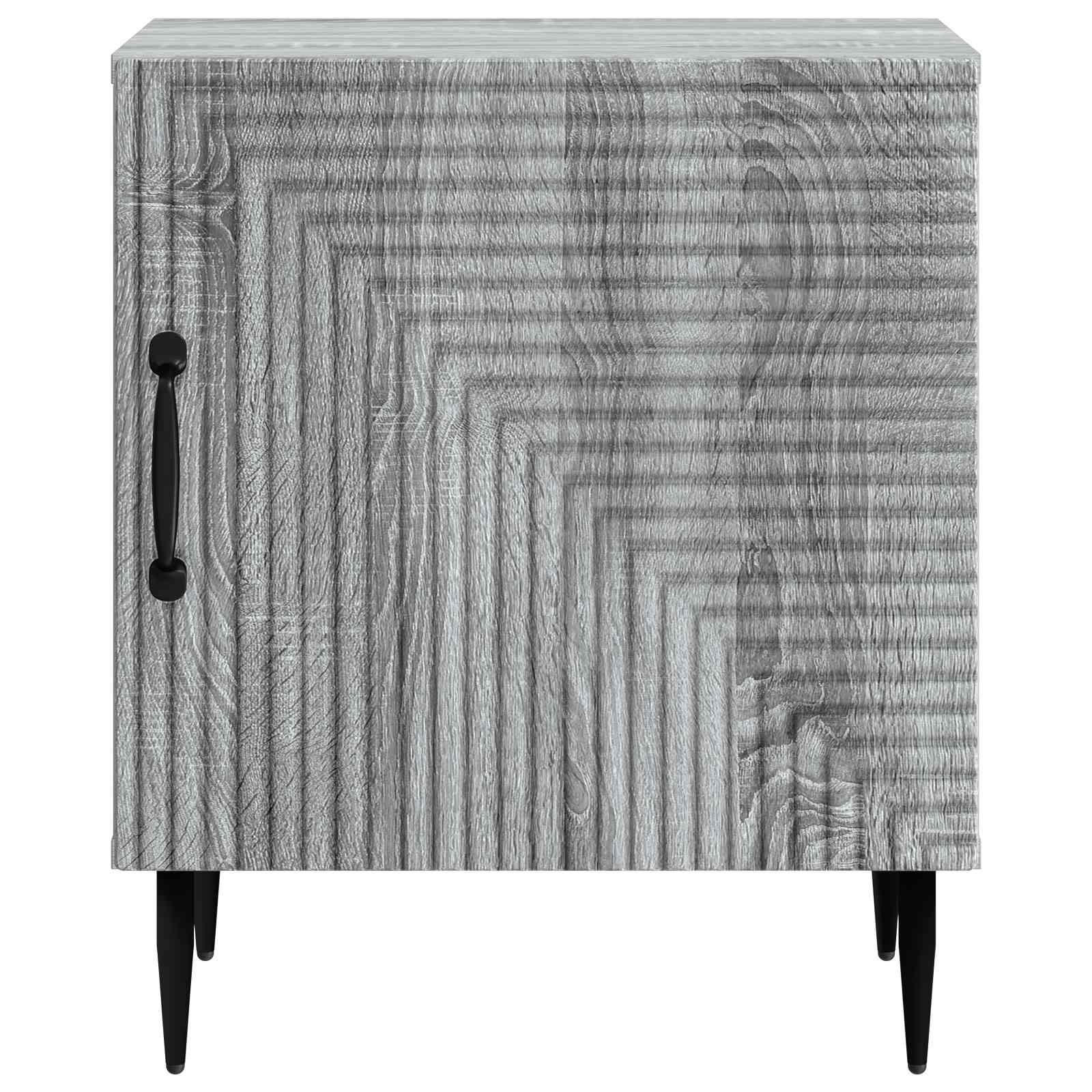 Nachttisch 2 pcs Graues Sonoma 43 x 34,5 x 50 cm Holzwerkstoff