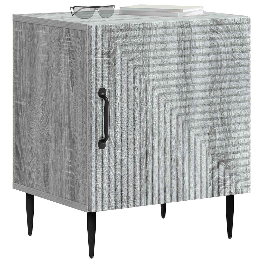 Nachttisch 2 pcs Graues Sonoma 43 x 34,5 x 50 cm Holzwerkstoff