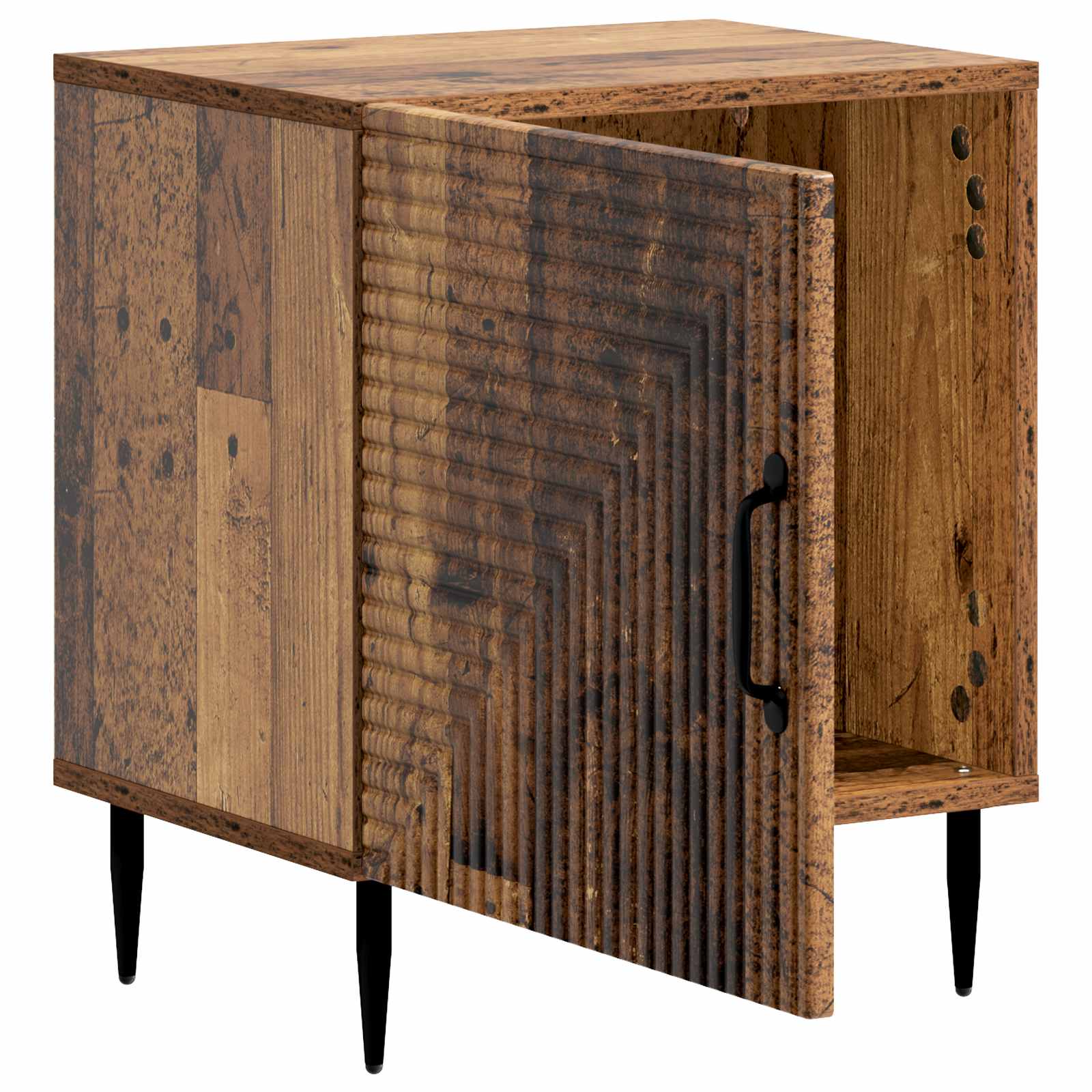 Nachttisch Altholz 43 x 34,5 x 50 cm Holzwerkstoff