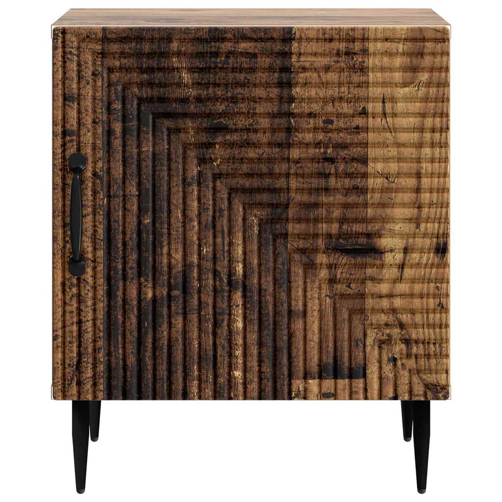 Nachttisch 2 pcs Altholz 43 x 34,5 x 50 cm Holzwerkstoff