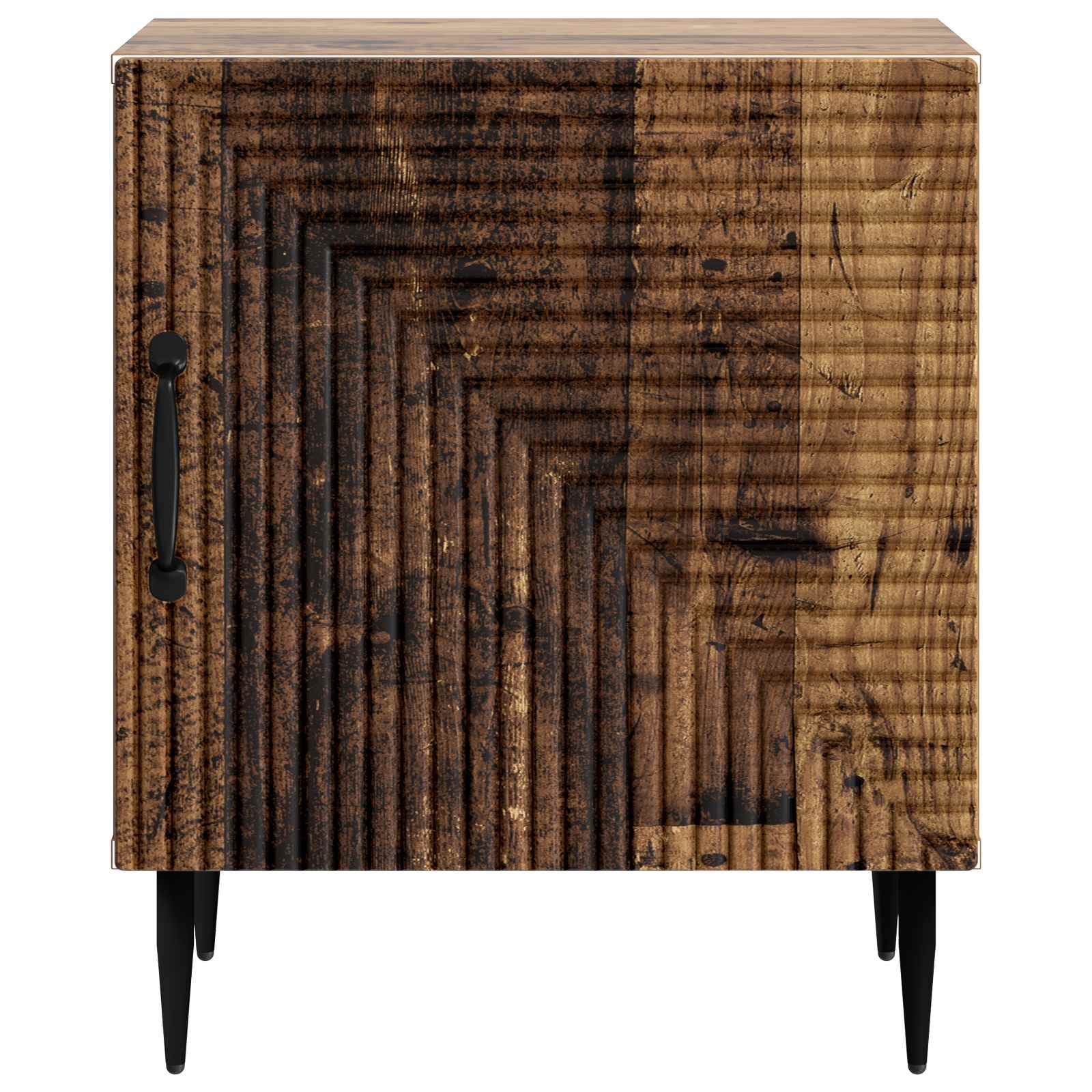 Nachttisch 2 pcs Altholz 43 x 34,5 x 50 cm Holzwerkstoff