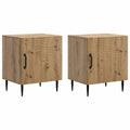 Nachttisch 2 pcs Artisan-Eiche 43 x 34,5 x 50 cm Holzwerkstoff