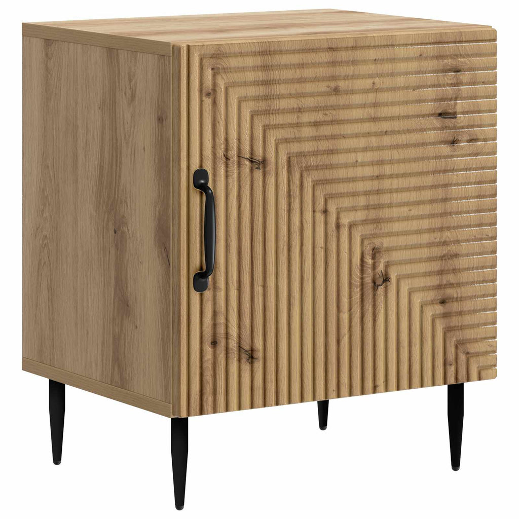 Nachttisch 2 pcs Artisan-Eiche 43 x 34,5 x 50 cm Holzwerkstoff