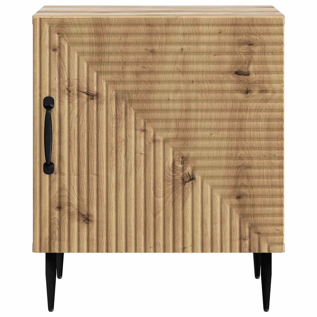 Nachttisch 2 pcs Artisan-Eiche 43 x 34,5 x 50 cm Holzwerkstoff