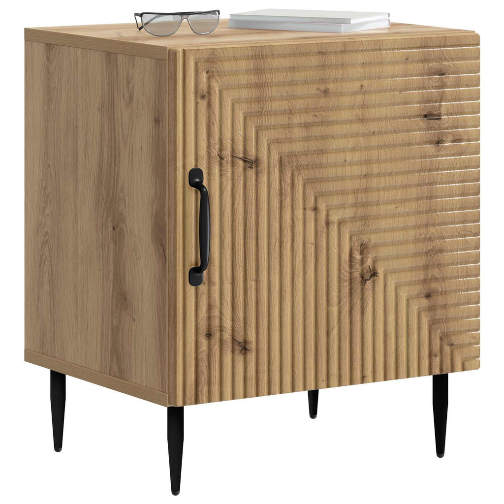 Nachttisch 2 pcs Artisan-Eiche 43 x 34,5 x 50 cm Holzwerkstoff