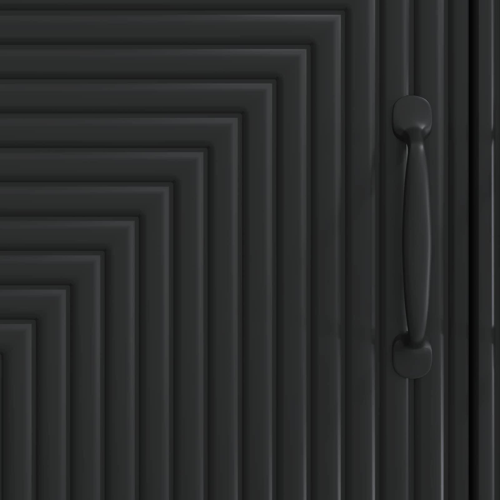 Sideboard Schwarz 66 x 34,5 x 89,5 cm Holzwerkstoff