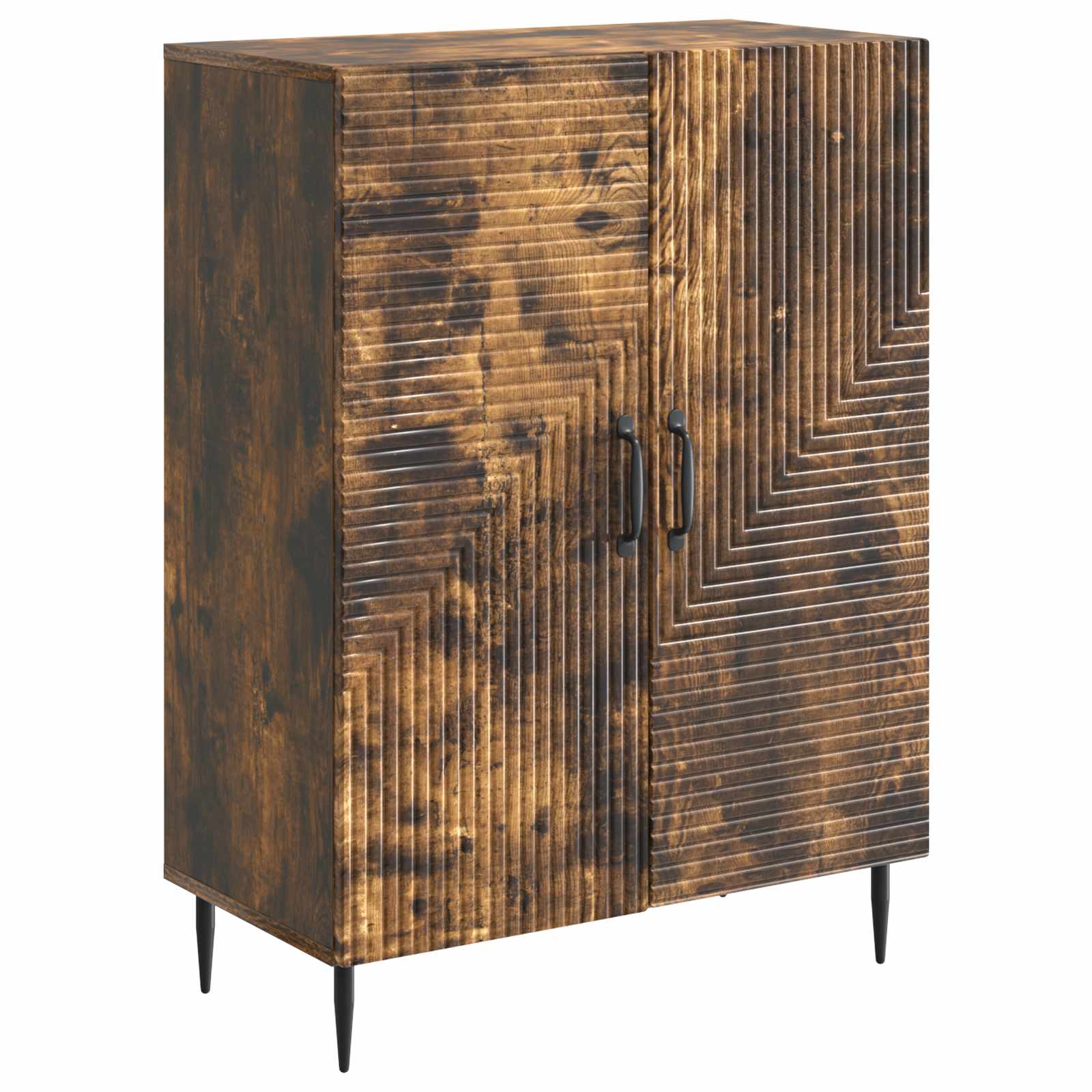 Sideboard Geräucherte Eiche 66 x 34,5 x 89,5 cm Holzwerkstoff
