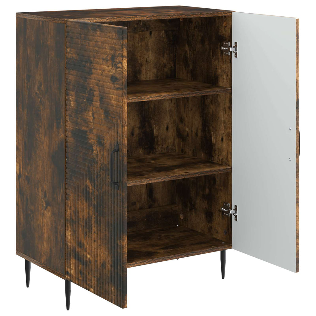 Sideboard Geräucherte Eiche 66 x 34,5 x 89,5 cm Holzwerkstoff
