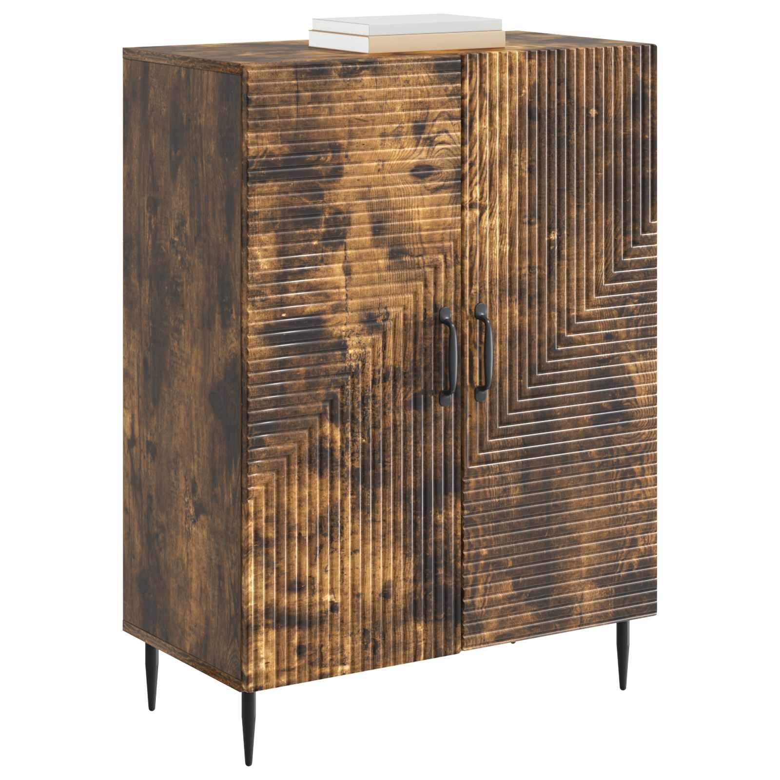 Sideboard Geräucherte Eiche 66 x 34,5 x 89,5 cm Holzwerkstoff