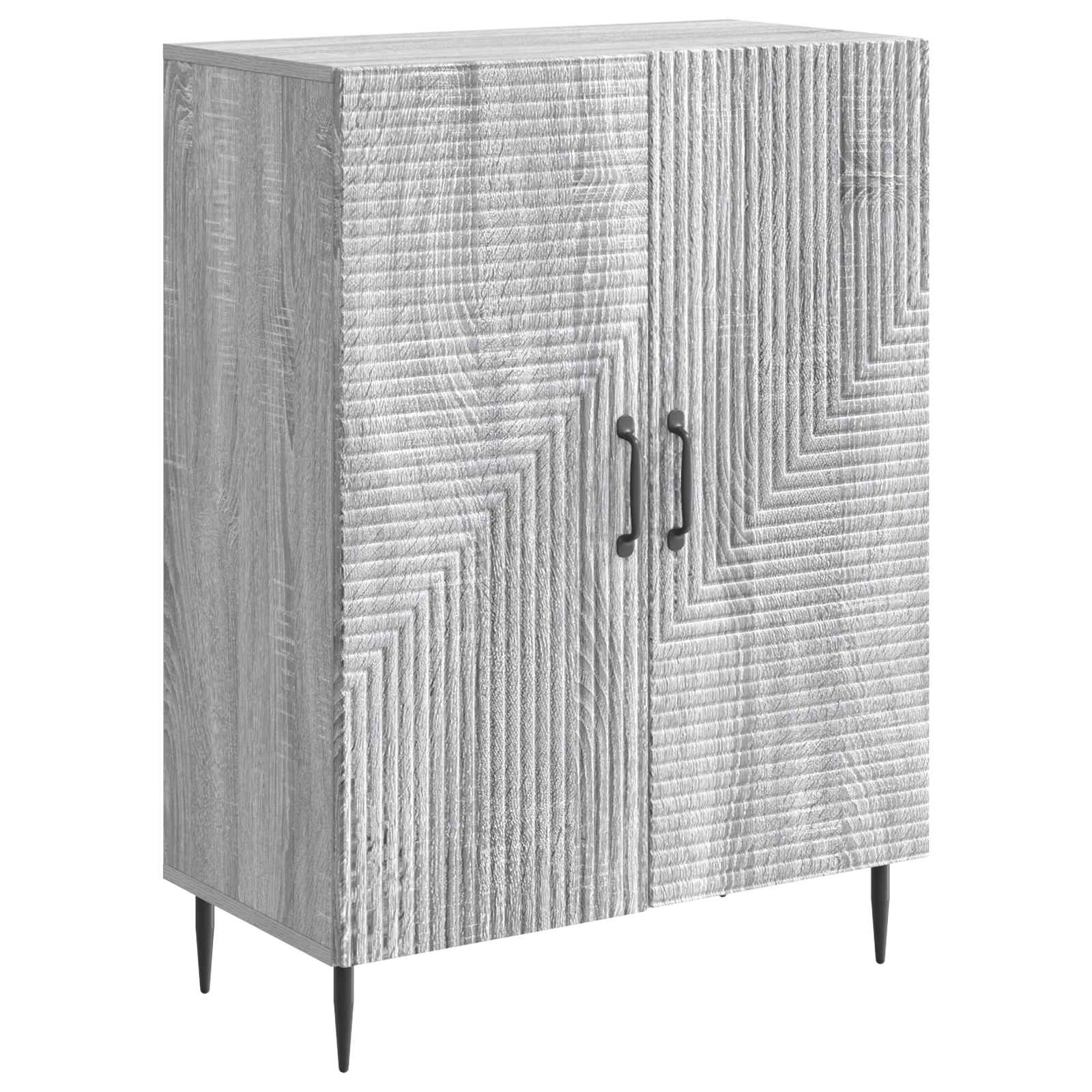 Sideboard Graues Sonoma 66 x 34,5 x 89,5 cm Holzwerkstoff