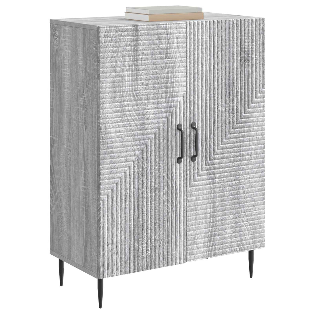 Sideboard Graues Sonoma 66 x 34,5 x 89,5 cm Holzwerkstoff