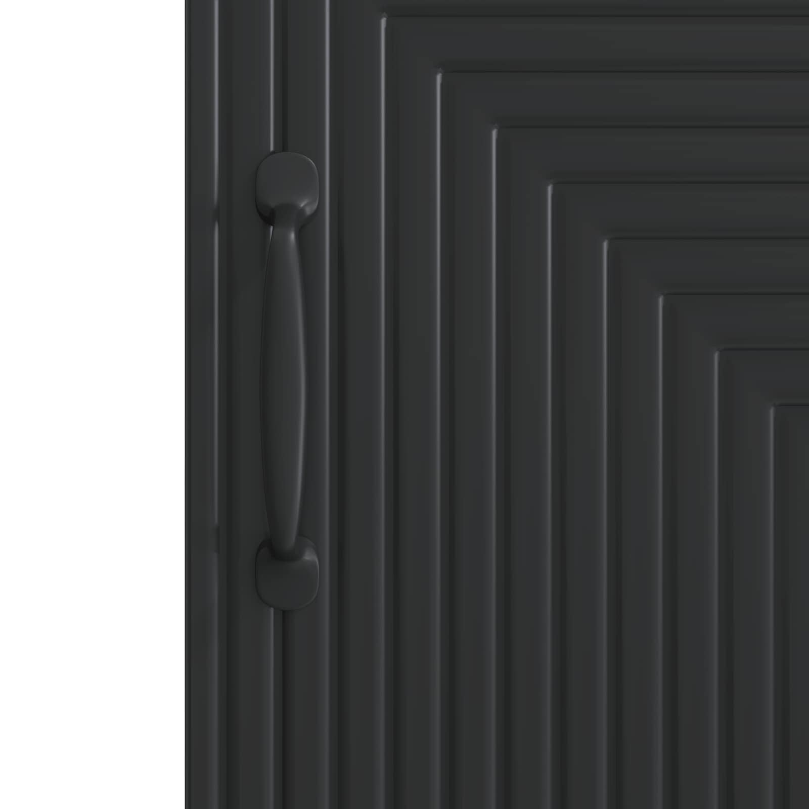 Sideboard Schwarz 33 x 34,5 x 89,5 cm Holzwerkstoff