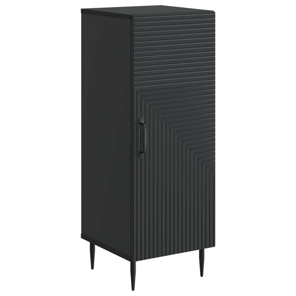 Sideboard Schwarz 33 x 34,5 x 89,5 cm Holzwerkstoff