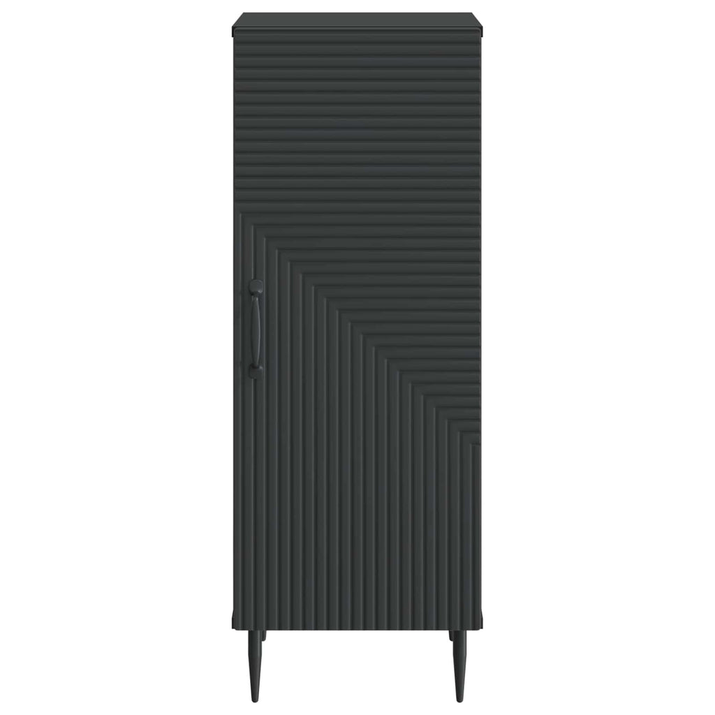 Sideboard Schwarz 33 x 34,5 x 89,5 cm Holzwerkstoff