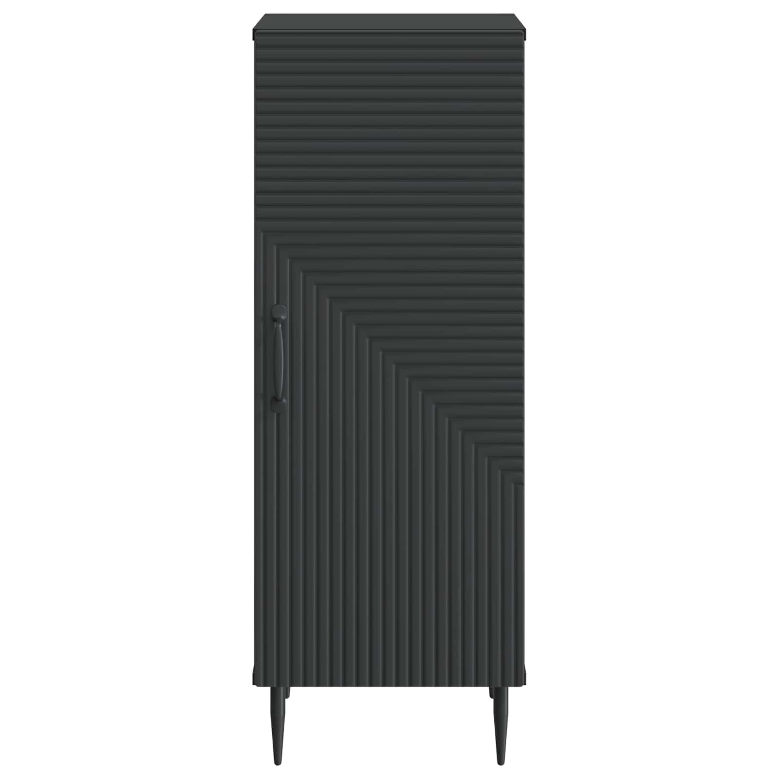 Sideboard Schwarz 33 x 34,5 x 89,5 cm Holzwerkstoff